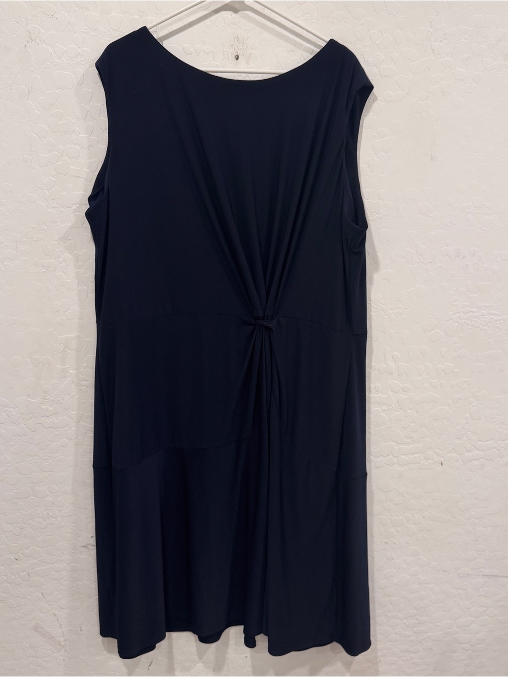 Lane Bryant Navy Sleeveless Midi Dress with Front Twist Womens 26/28 Party